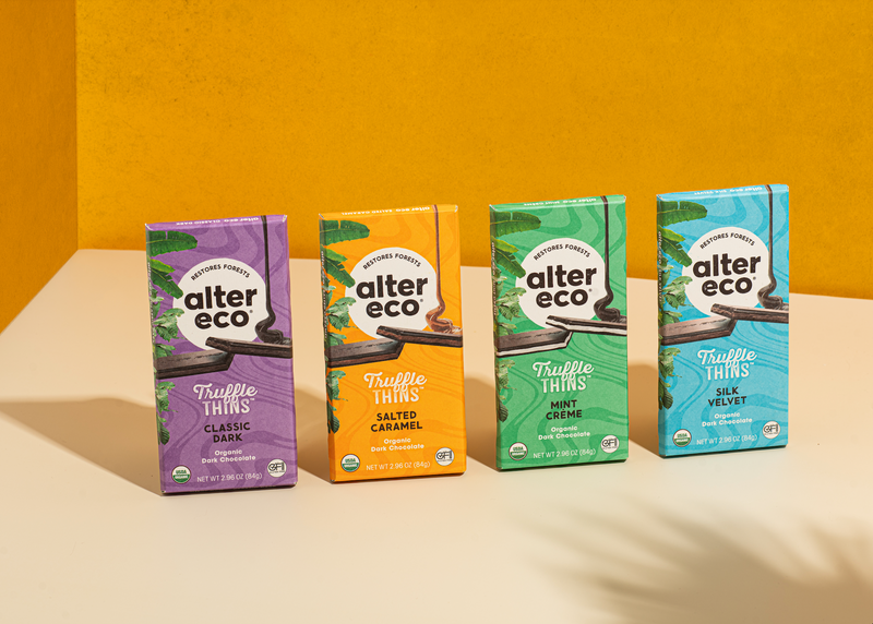 Alter Eco Reinvents Clean Indulgence with a New Line of Dark Chocolate Bars: Truffle Thins