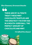Mint Crème Truffles (60 Piece) box organic chocolate review