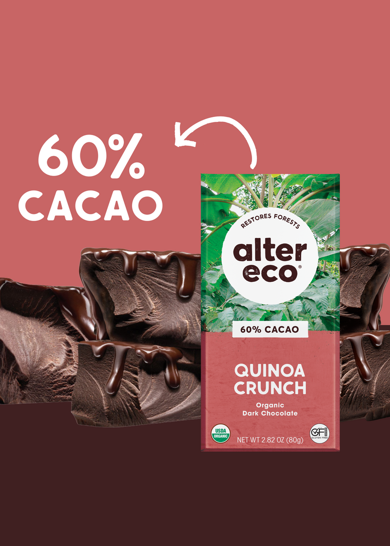 Deep Dark Quinoa Crunch 60% cacao