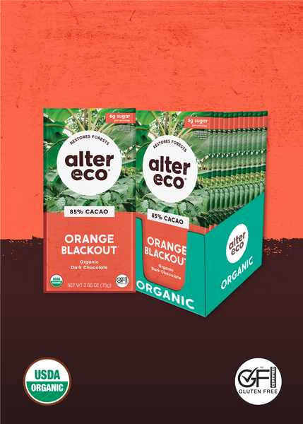 85% Cacao | Orange Blackout Chocolate Bar | Alter Eco – Alter Eco