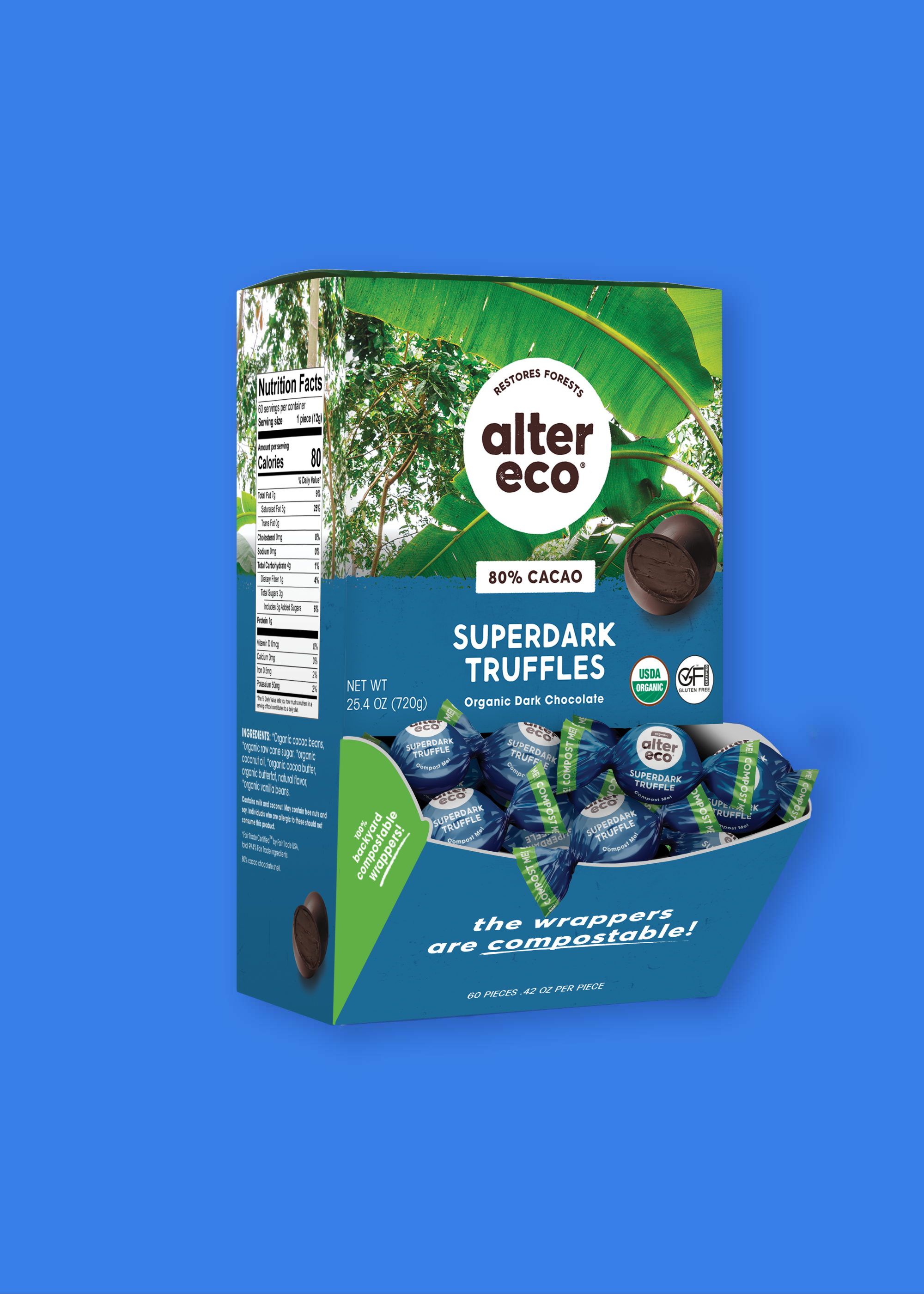 Superdark Organic Truffles | 60-Piece Box | Alter Eco – Alter Eco