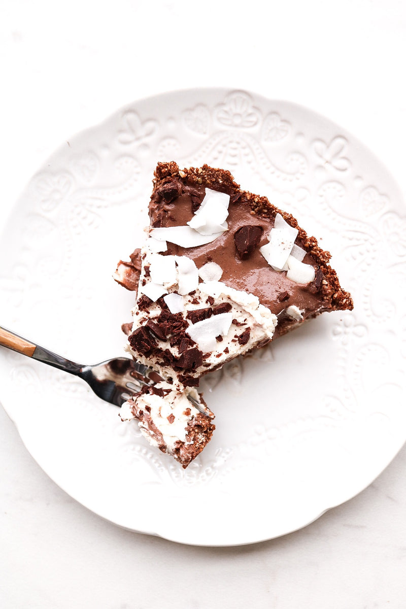 Chocolate Coconut Cream Pie (Vegan & Gluten Free!)