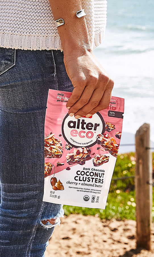 Alter Eco Enters Snacking Category with Dark Chocolate Coconut Clusters Launch