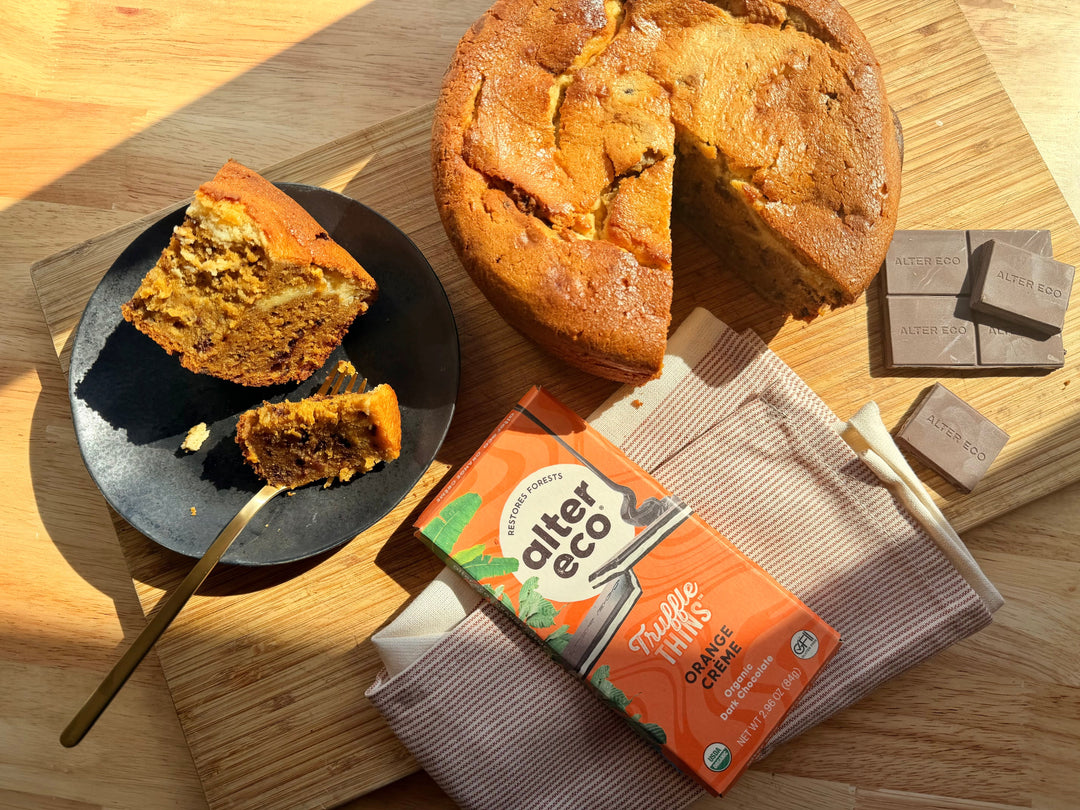 Pumpkin Mascarpone Orange Truffle Thin Bread