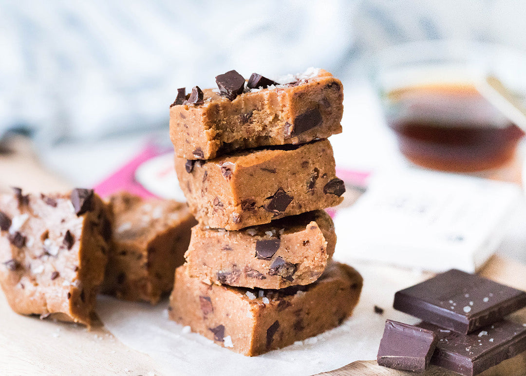 Vegan and Gluten Free Salted Cookie Dough Fudge