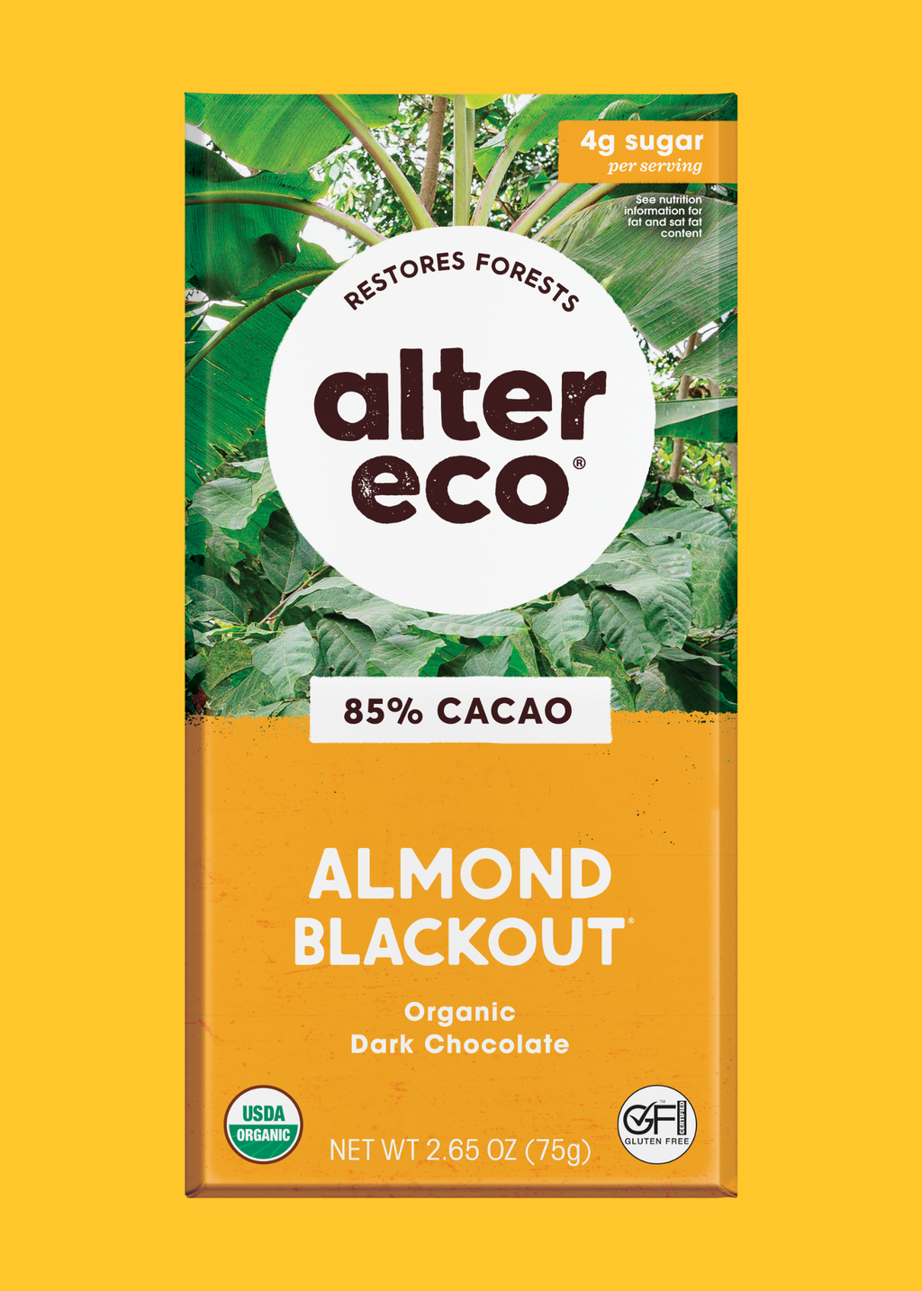 [ジャンク]フレッシュハウンド20個　スカルアルター　カラナック 85% Cacao | Almond Blackout Chocolate Bar | Alter Eco Foods