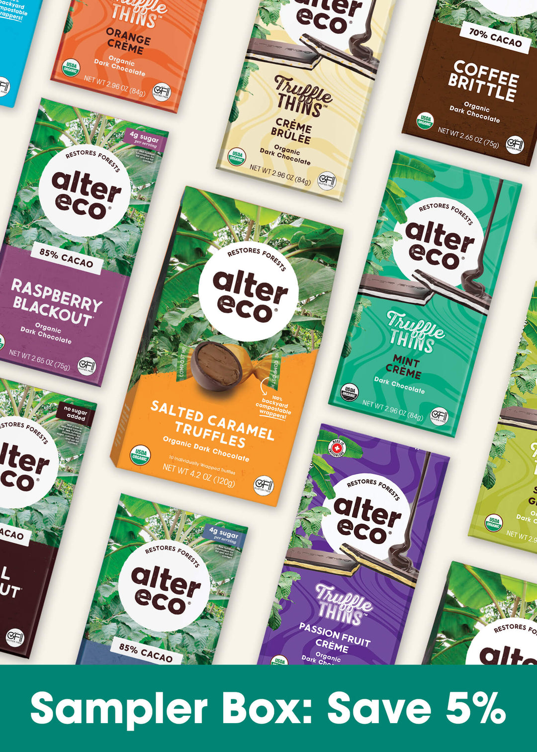 Sampler Box: Choose (12) single products, save 5%