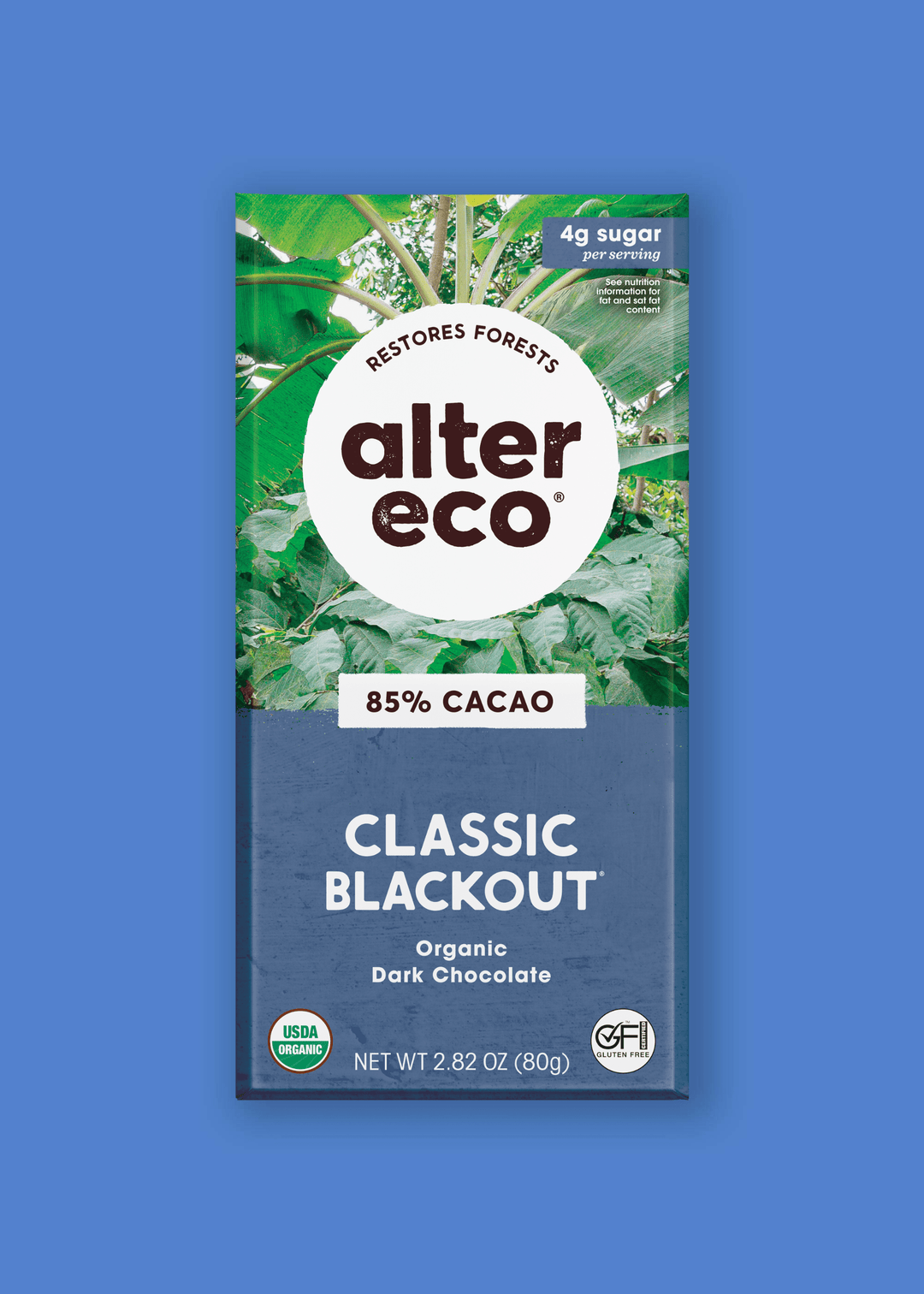 Dark Blackout Chocolate | 85% Cocoa, Low-Sugar, Plant-Based Chocolate Bar | Alter Eco – Alter Eco Foods