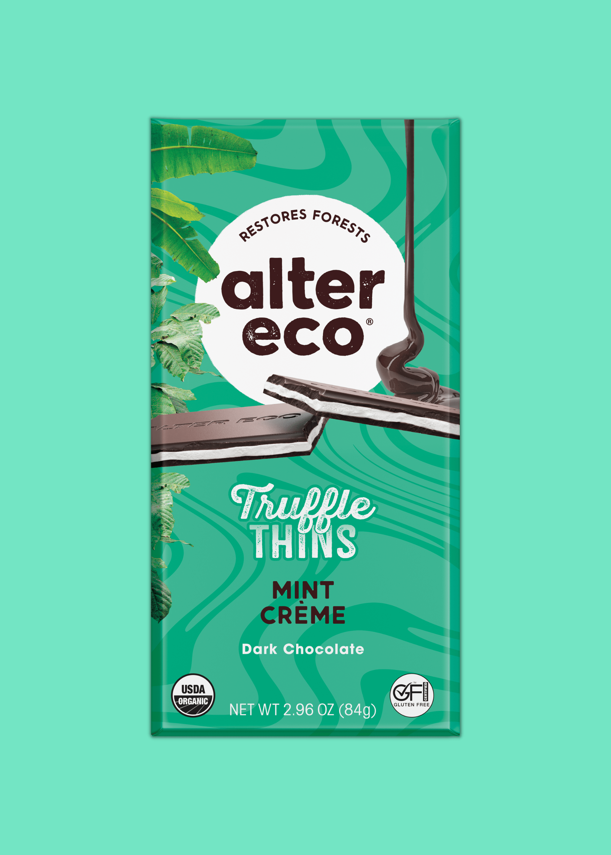 Mint Crème Truffle Thins