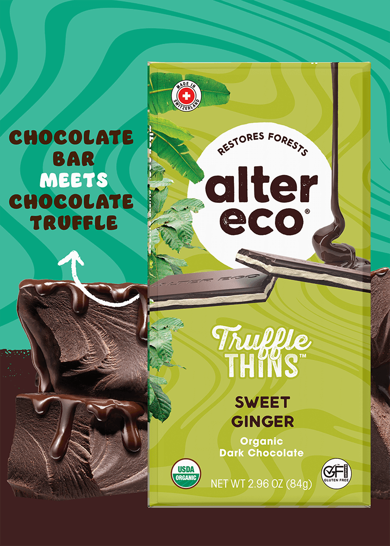 chocolate bar meets chocolate truffle