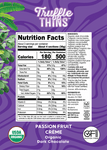 Alter Eco truffle thins passion fruit creme organic dark chocolate nutrition facts