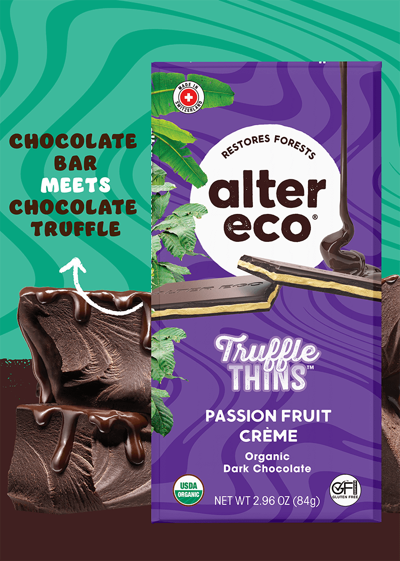 chocolate bar meets chocolate truffle