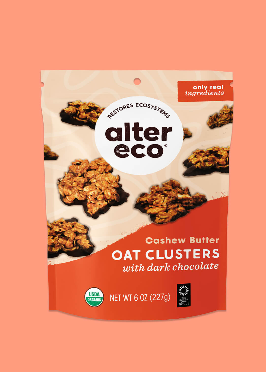 Alter Eco Alter Eco Cashew Butter Oat Clusters — product image