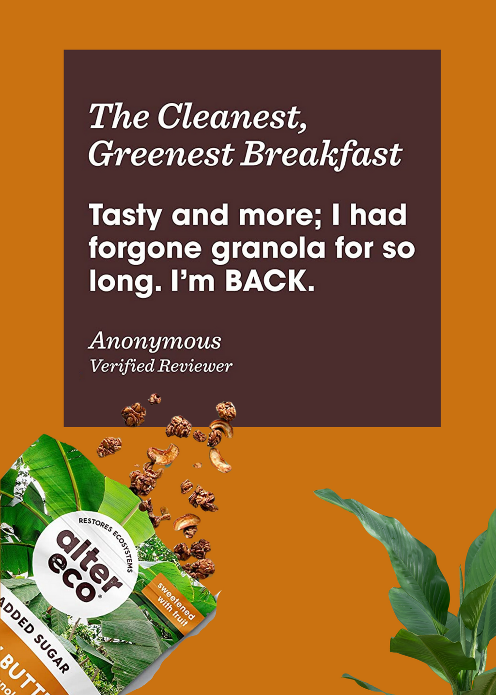 Cashew Butter Granola – Alter Eco Foods
