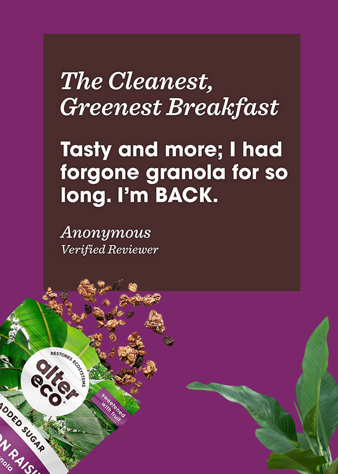 Cinnamon Raisin Granola – Alter Eco Foods Cinnamon Raisin Granola – Alter Eco Foods