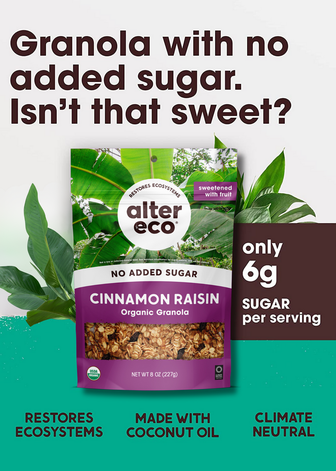 Cinnamon Raisin Granola – Alter Eco Foods Cinnamon Raisin Granola – Alter Eco Foods