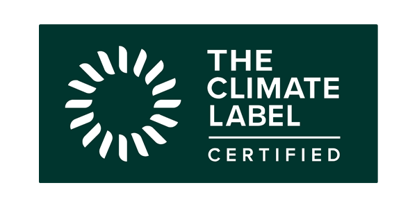 the climate label - certified, logo