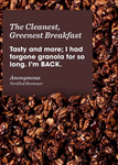 Dark Chocolate granola review