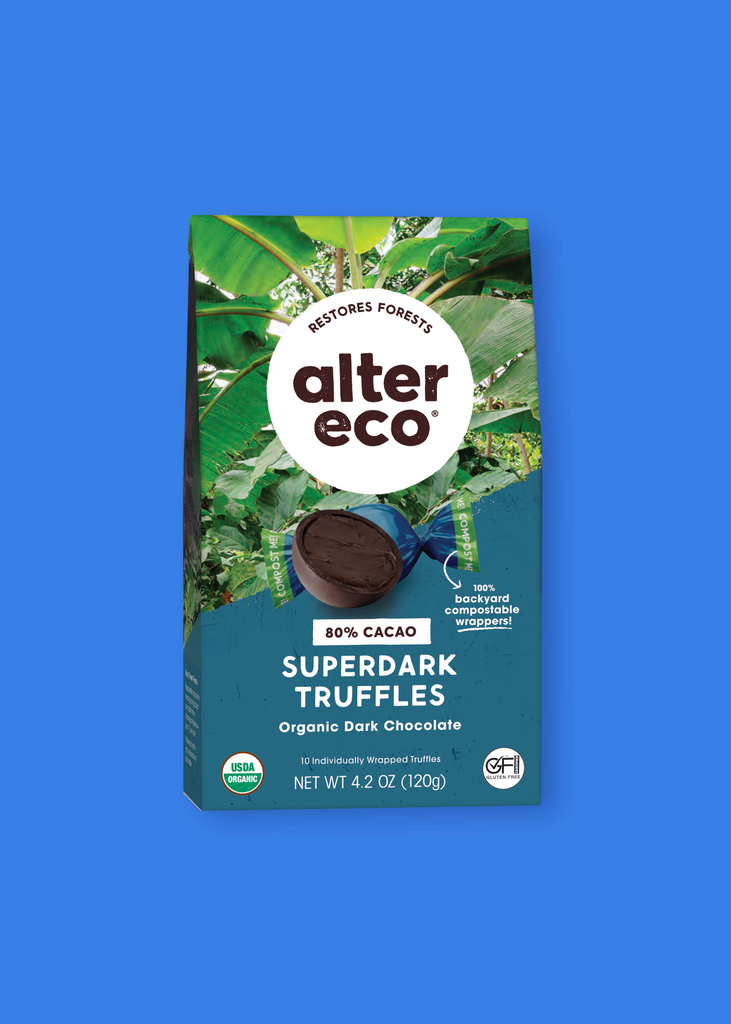 80% Cacao | Superdark Organic Dark Chocolate Truffles | Alter Eco