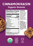 Organic Cinnamon Raisin Granola facts