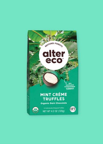 bonbonero ダークグリーン Mint Crème Truffles – Alter Eco Foods