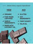 Salted Caramel Truffle Thins Organic Dark chocolate ingredients