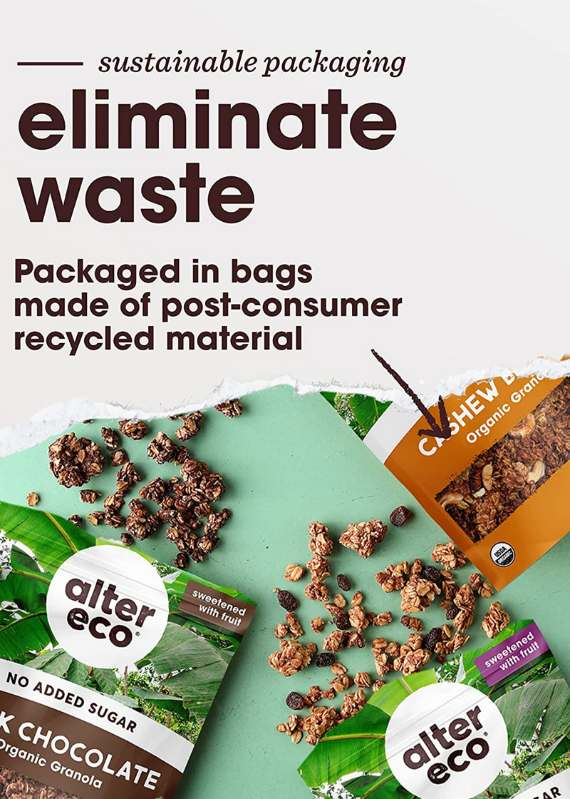 Organic Cinnamon Raisin Granola packaging