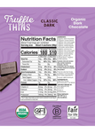 Classic dark truffle thins nutrition facts