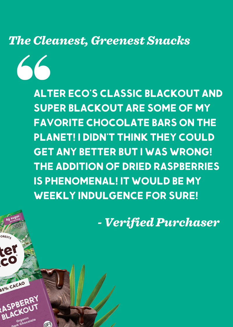 Alter Eco Raspberry Blackout Organic Dark Chocolate 85% cacao review