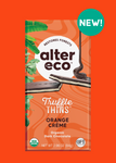 Orange Creme Truffle Thins Organic Dark chocolate