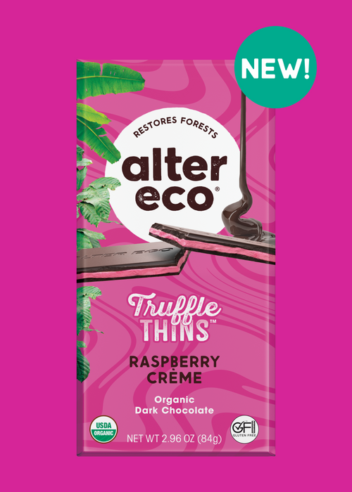 Alter ECO: Salted Caramel Truffle Thins Chocolate Bar, 2.96 oz